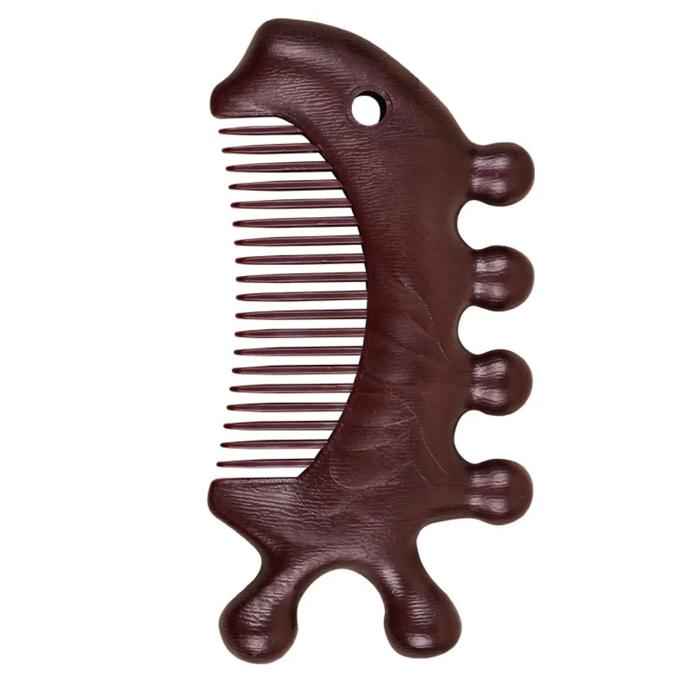 

Multifunctional Body Meridian Massage Comb Sandalwood Wide Tooth Head Massage Comb Anti-static Tool Help Blood Circulation
