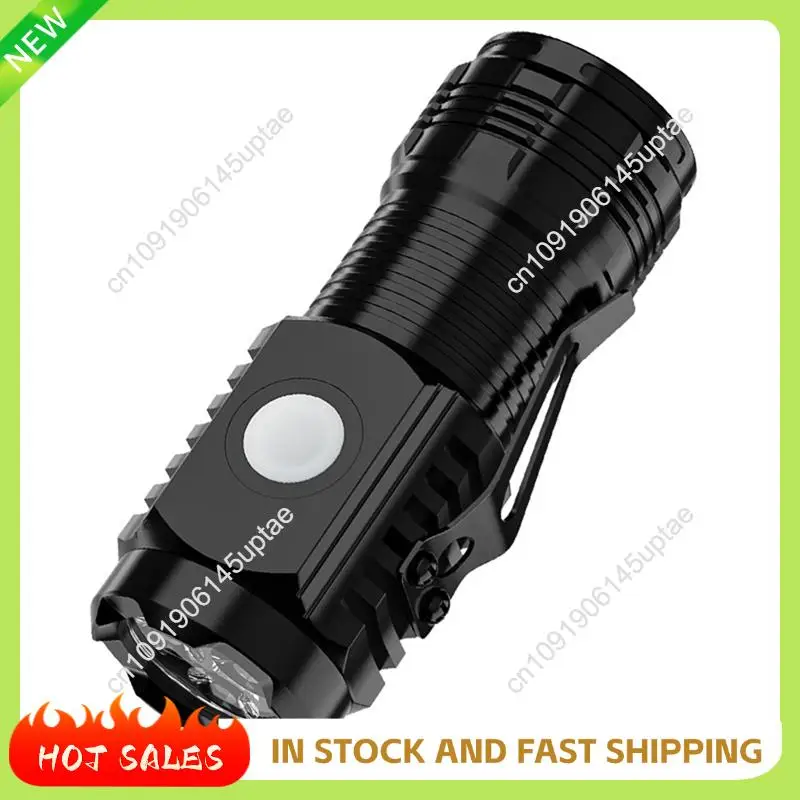 N88R Mini LED Flashlight 14500 Rechargeable Flashlight Keychain Emergency Torch Led Light With Magnetic