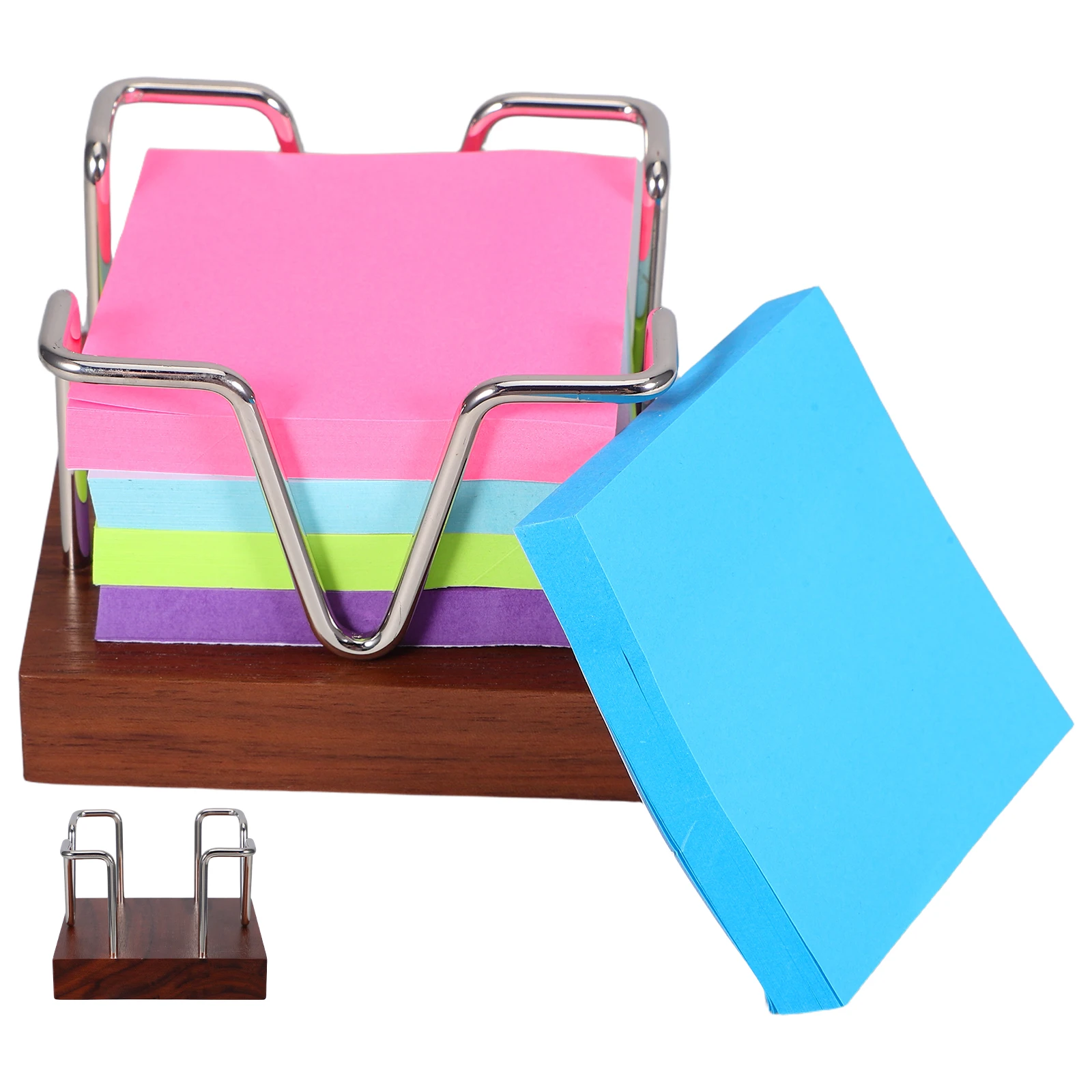 

Desk Storage Rack Student Office Supplies Wood Desktop Organizer Notes Reminders
