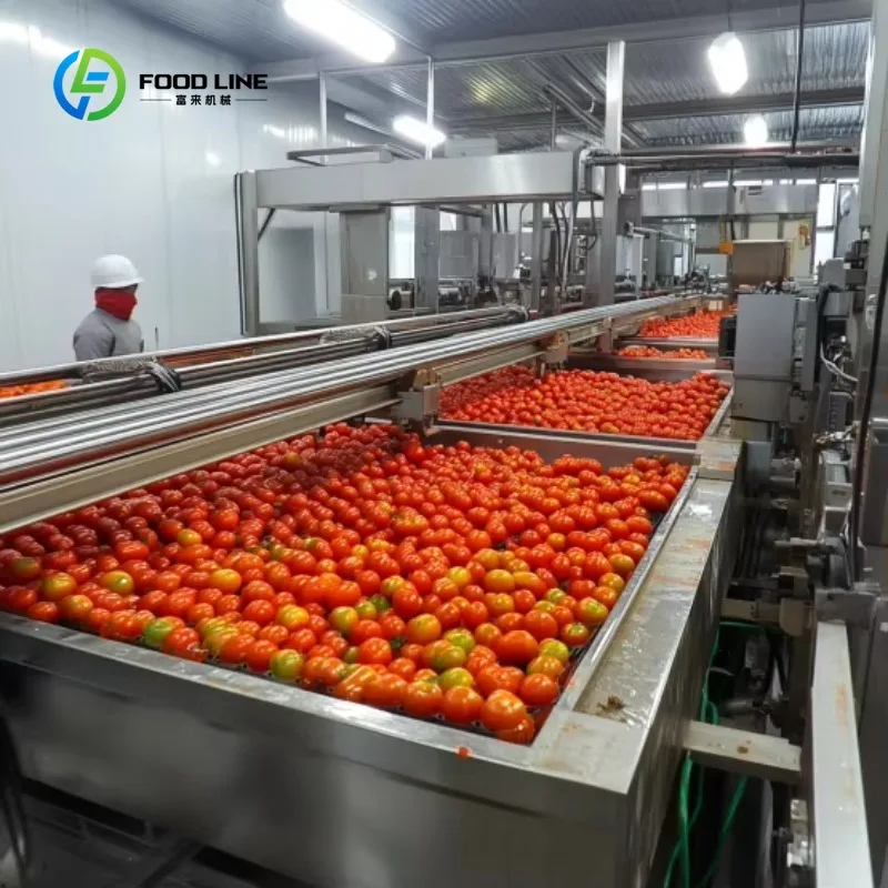 Customized Salsa Tomato Paste Making Machine Chili Sauce Fruit Jam Processing Plant Tomato Paste Ketchup Production Line