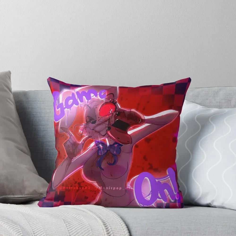 

(BLOOD WARNING) Game On! Vanny {FNAF} Throw Pillow Couch Pillows ornamental pillows for living room pillow