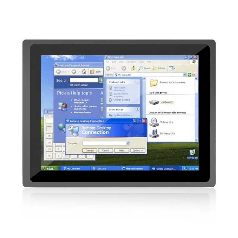 screen all in one touch computer 10.1 inch industrial tablet  Panel PC in one industrial pc with capacitive touch panel