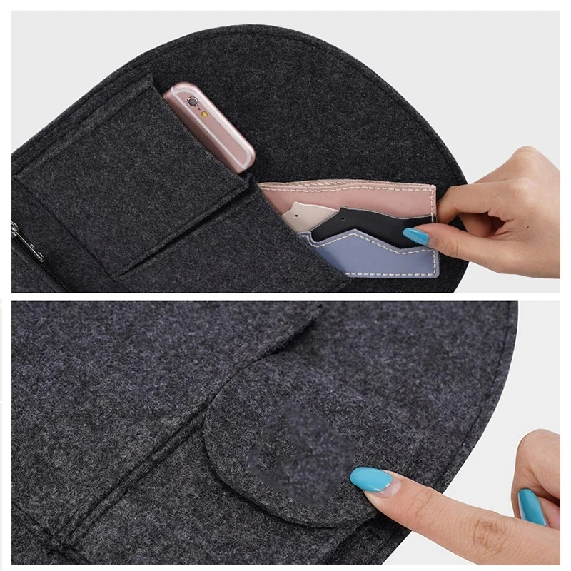 Felt Inner Liner Expand Storage Space Upgrade Accessories For MCM Backpack Travel School Bag Organizer Sorting Lining Pocket