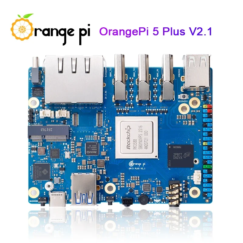 VoltSOrange Pi 5 Plus 4GB RAM V2.1 Version RK3588 PCIE Module External SSD Orange Pi5 Plus Single Board Computer