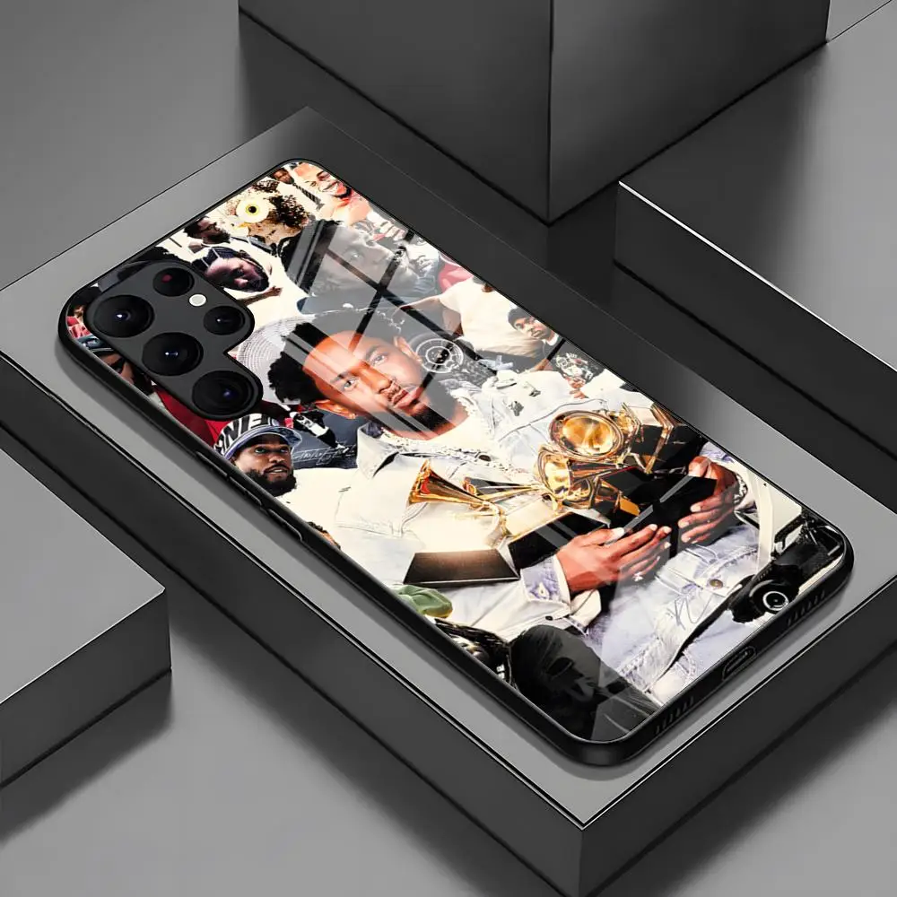 Kendrick Lamar Phone Case For Samsung S24 S23 S21 S20 S22 A24 A34 A54 A53 Note 20 Pro Ultra Plus 2024 Glass Back Cover