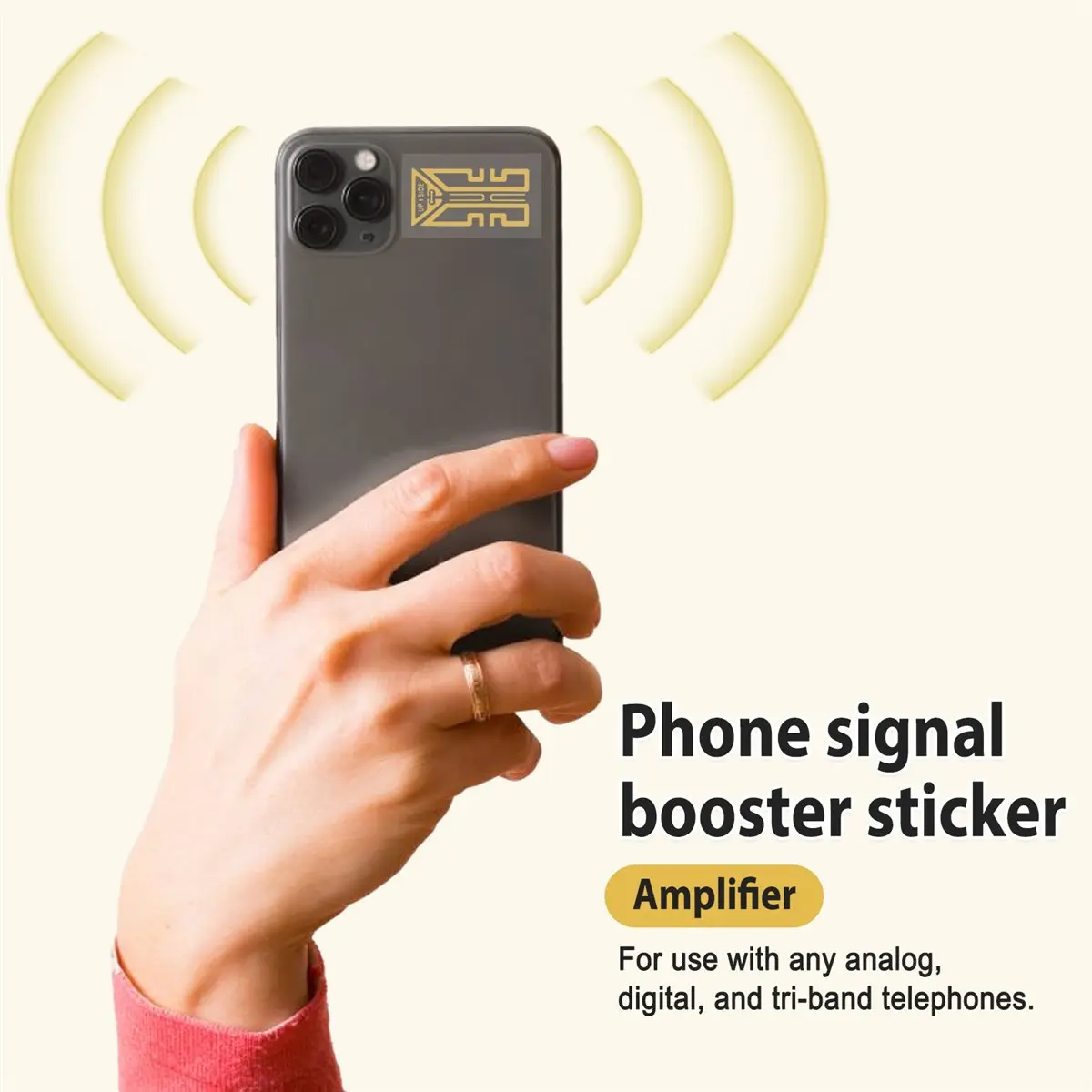 L77A 1PCS Cell Phone Signal Booster Signal Enhancement Stickers Gen-X Outdoor Mobile Phone Network Signal Booster