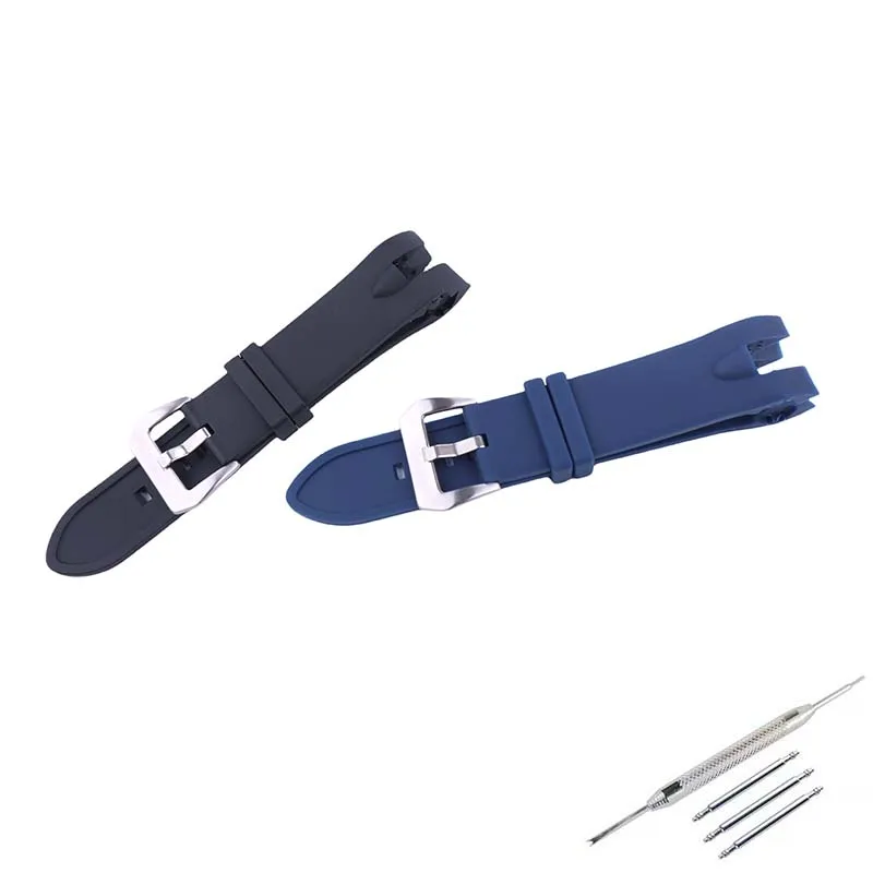 6981 إكسسوارات حزام ساعة مطاطي للرجال متوافقة مع حزام ساعة Invicta Pro Diver للنساء سوار معصم من السيليكون بإبزيم 26 مم