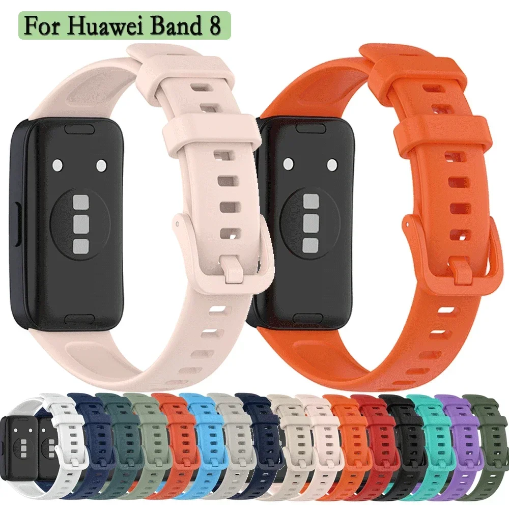 

Soft Silicone Strap For Huawei Band 9 8 Bracelet Replacement Sport Wristband Watchband For Huawei Band 9 8 NFC