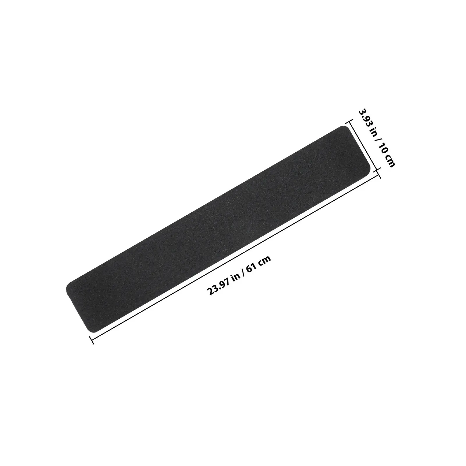 6Pcs Anti Slip Tape Black Wear Resistant Non Slip Stair Treads Grip Tape Outdoor Indoor Step Covers Safety Adhesive