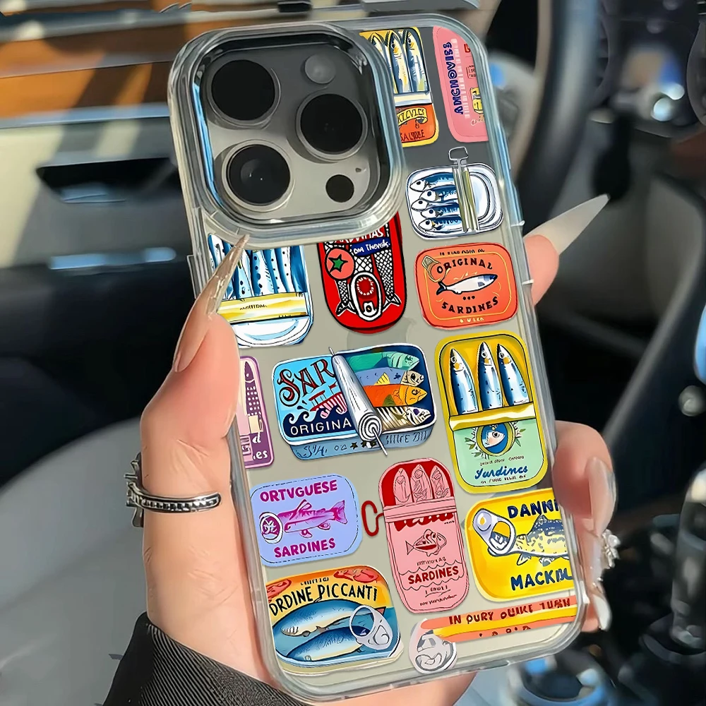 Anti-fall Phone Case For Samsung Galaxy S26 S25 Plus S24 S23 Ultra A57 A56 A36 A37 A17 A26 Silicone INS Salted Fish Can Cover