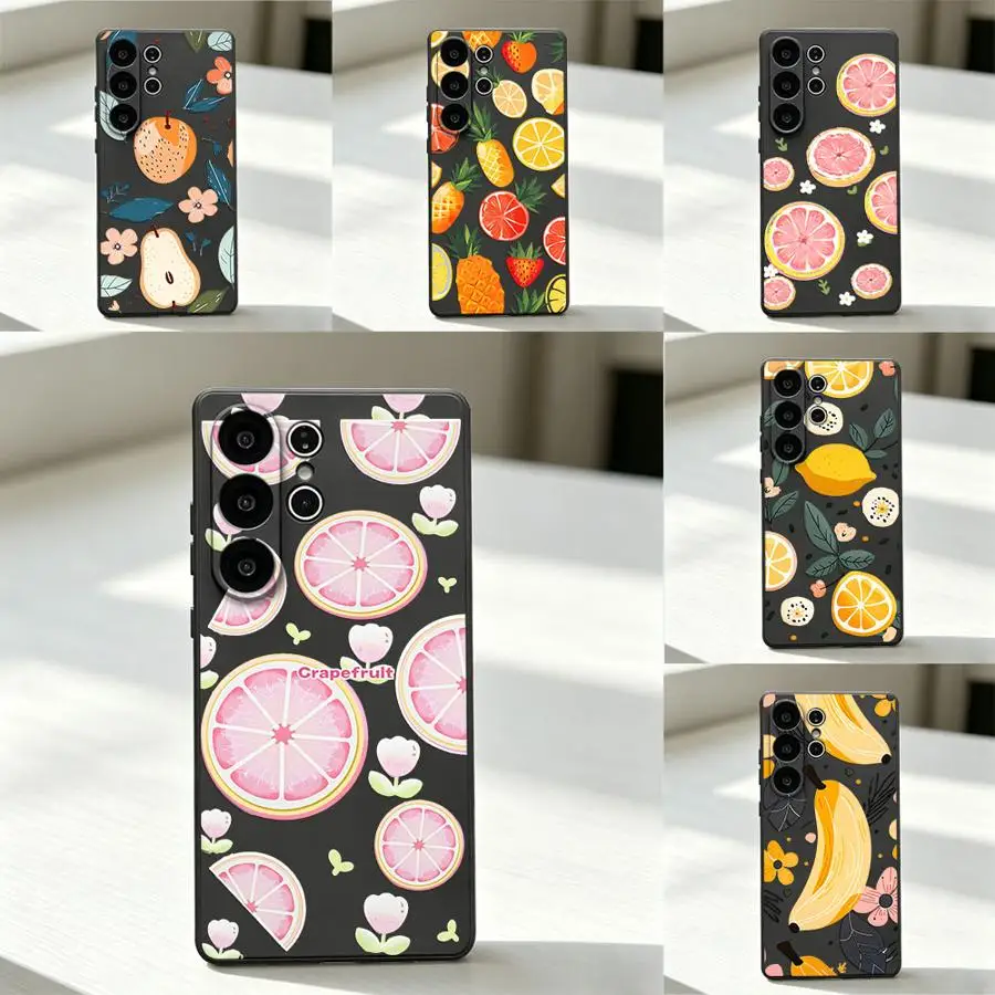 Phone Cover Case for Samsung Galaxy S26 Ultra S25 Plus S24 S10 S9 Note 20 8 9 10 S25+ S23 S24+ S20 S21 FE S26+ Summer Fruit