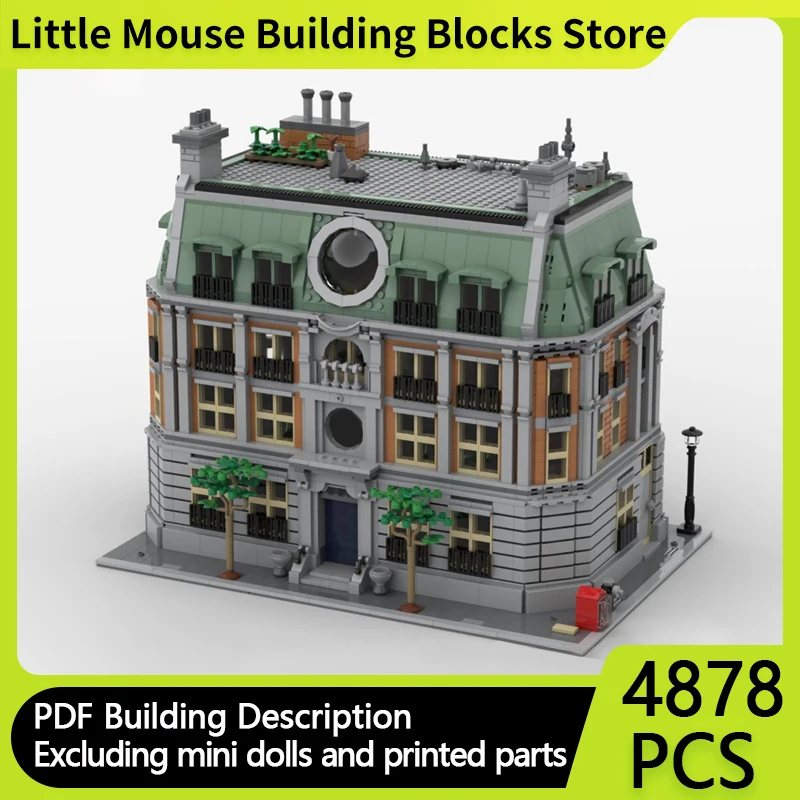 

Medieval Castle Model MOC Building Bricks Ancient Architectural Church Modular Technology Gifts Holiday Assemble Children Toys