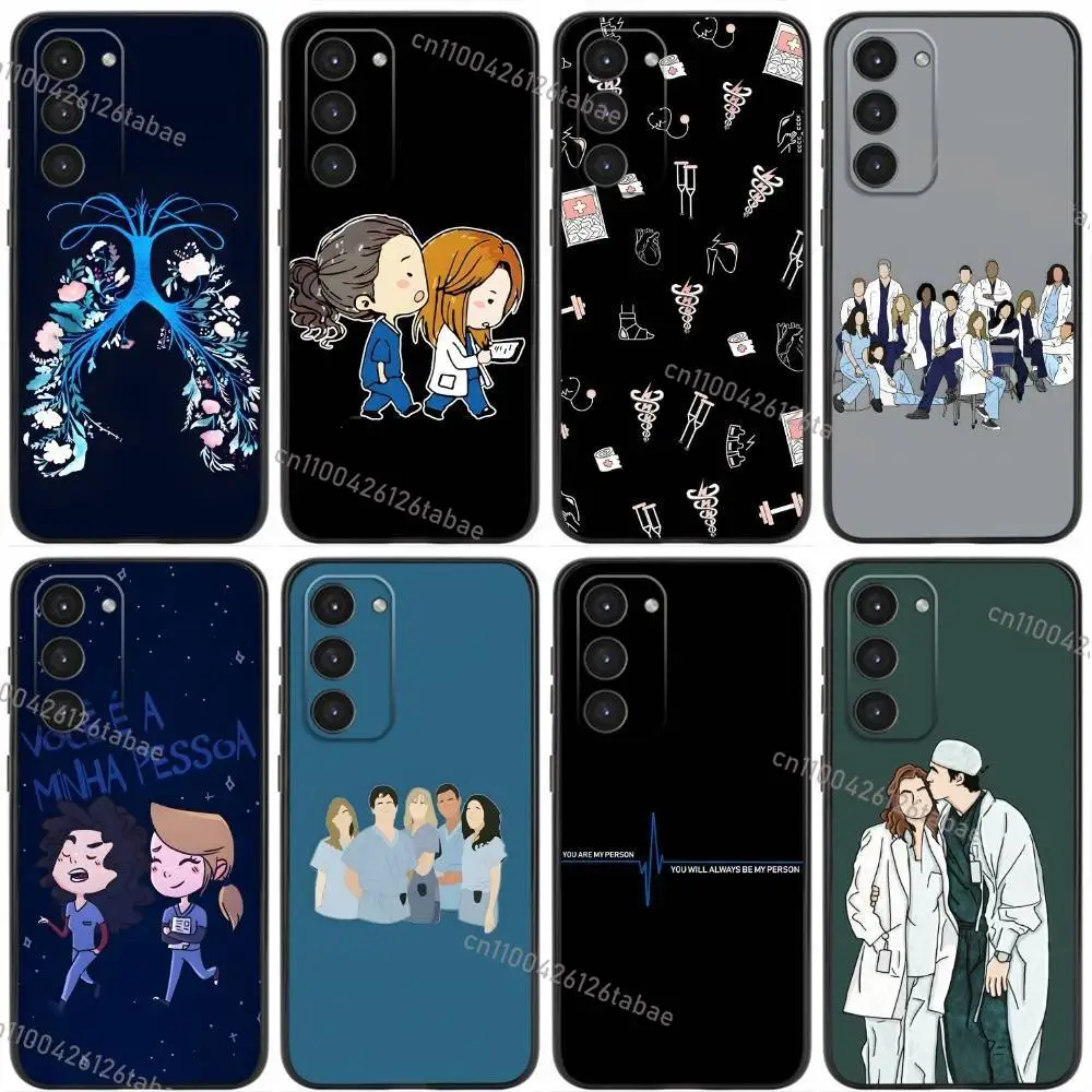 Derek Shepard Grey Anatomy Phone Case For Samsung Galaxy A20,21s,22,31,32,52,53,72,73,80,91 Soft Liquid Silicone Black Cover