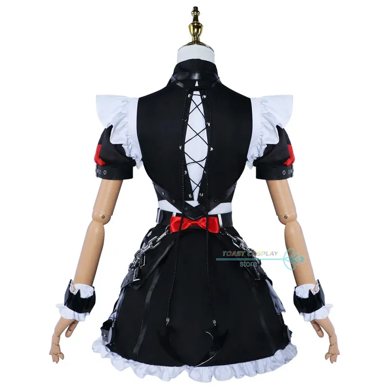 Ellen Joe Cosplay Game Zenless Zone Zero Ellen Joe Cosplay Costume Maid Outfit Zenless Zone Zero Dress Tail Party Clothes