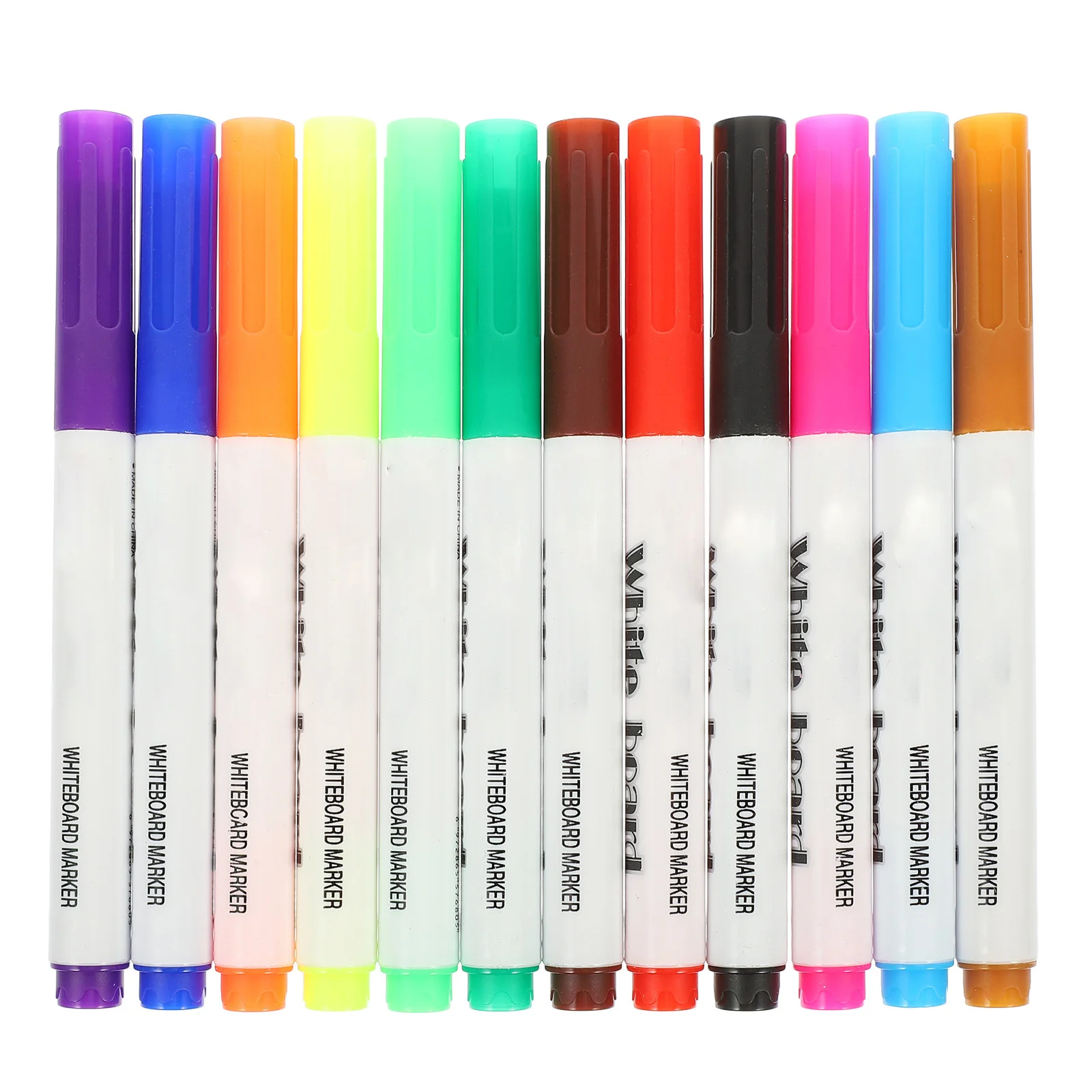 

12 Pcs Colorful Dry Erase Markers White Pen Bold Chalk for Chalkboard Blackboard Fine Line Whiteboard