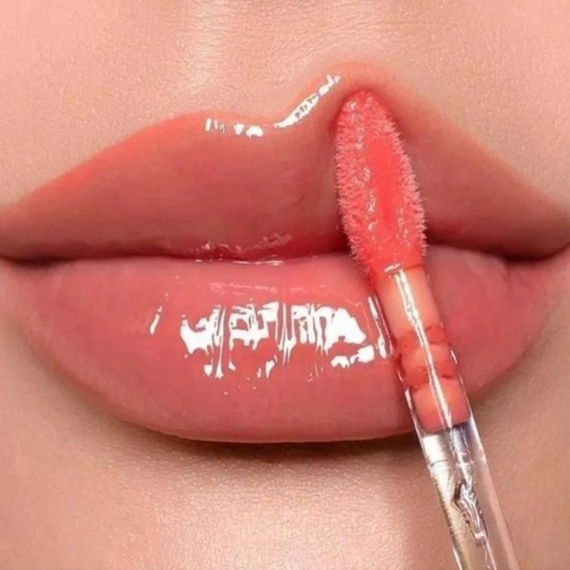 Wasserdichter Spiegel wässriger Lip gloss 6 Farben dauerhaftes transparentes Gelee nackt rosa flüssiger Lippenstift Womon Beauty Make-up Lippen kosmetik