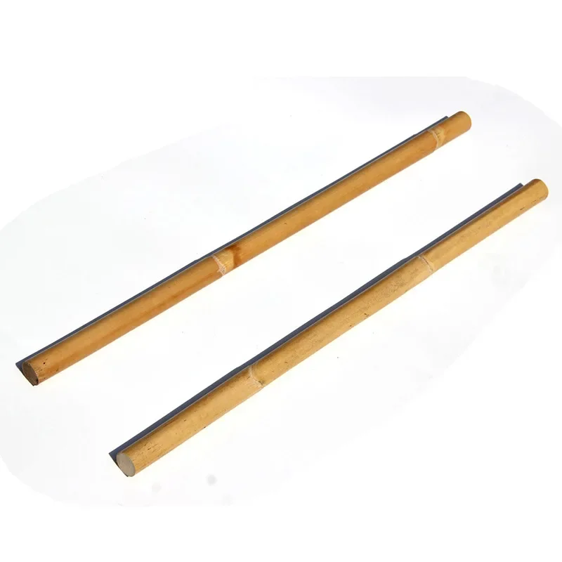 Baguette courte en rotin avec onyx de la peau, baguette d\'aile chun philippine, rotin naturel, anciers de performance en bois, arts martiaux, 50cm