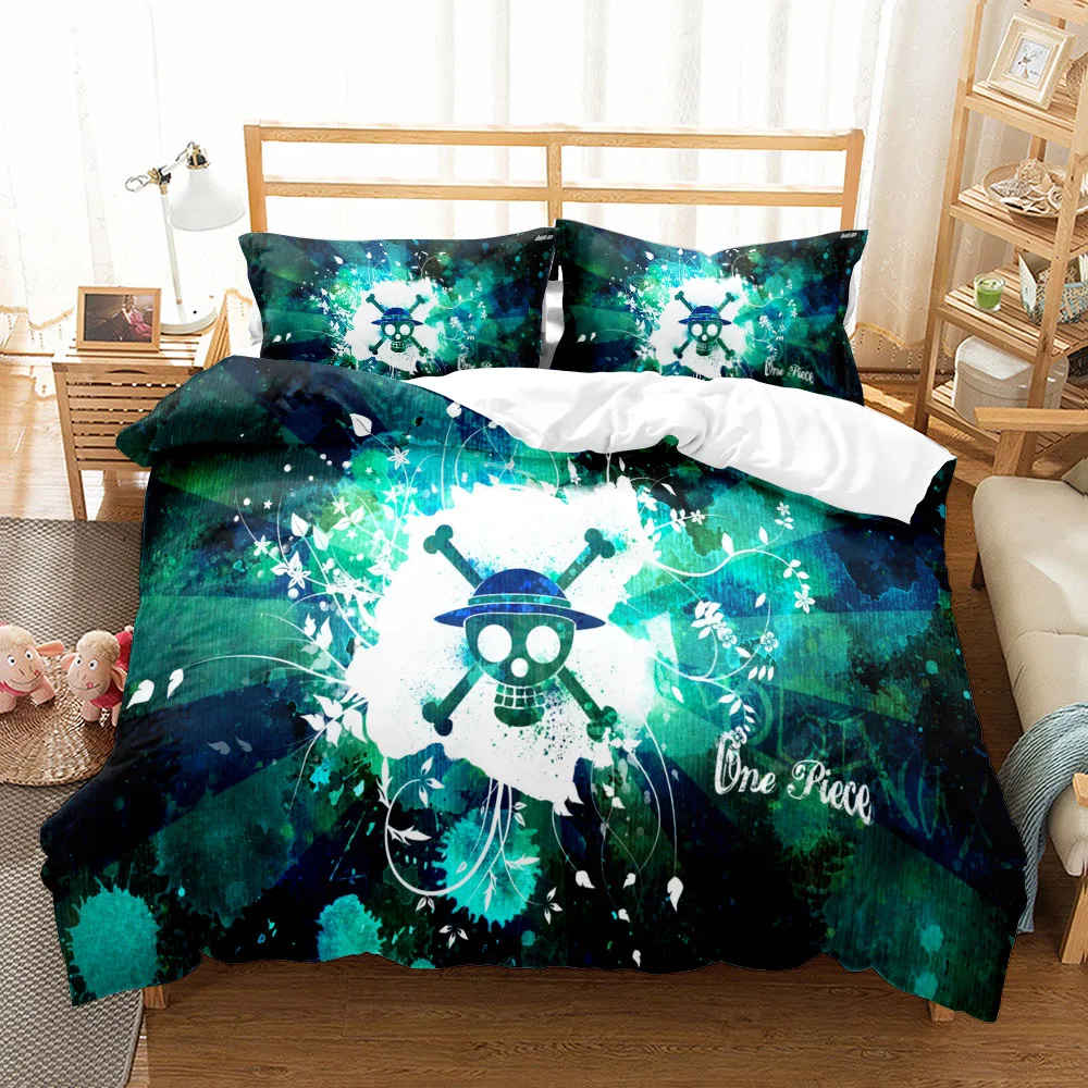 

Young Pirates Students Anime Bedding Set Small Single Twin Double Queen King Cal King Size Bed Linen Set