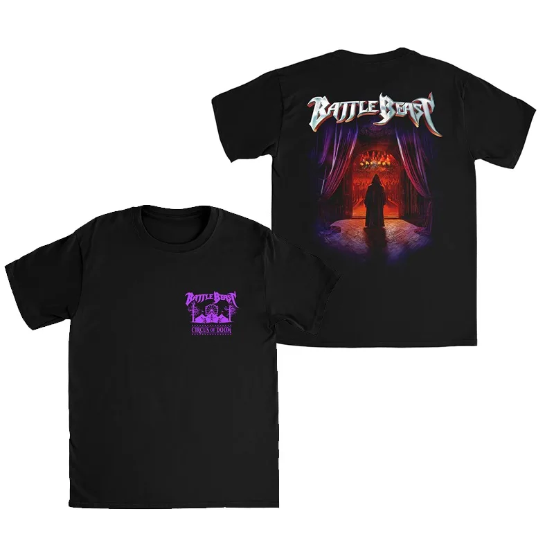 2026 Battle Beast Finnish Heavy Metal Band Dark Gothic Rock American Loose-fit Men's T-shirt