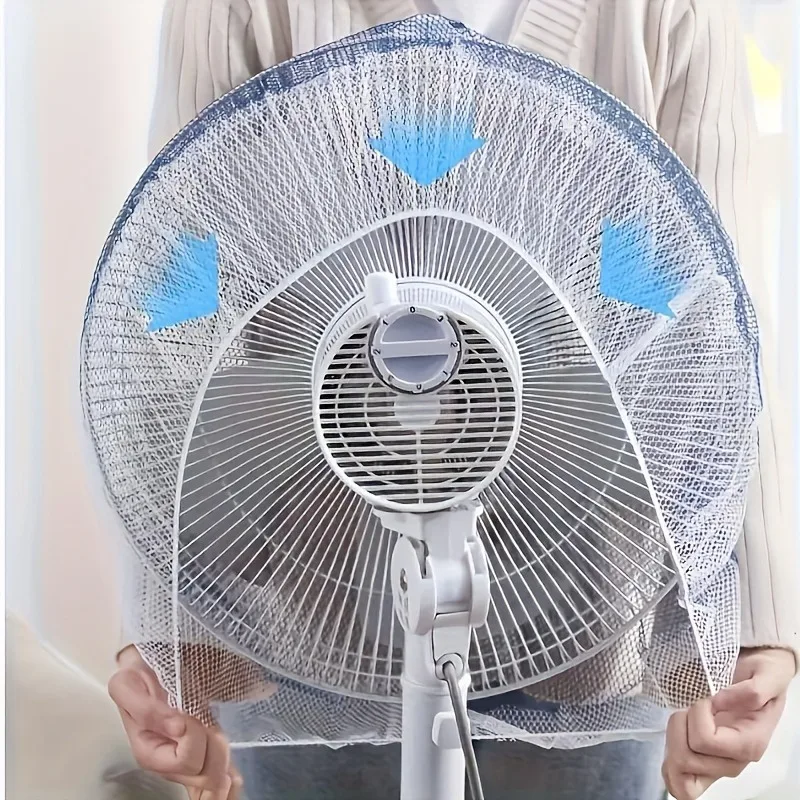 Washable Fan Dust Cover with Protective Mesh,Black Design , Captures Dust Particles to Improve Air Quality,Easy-Clean & Reusable