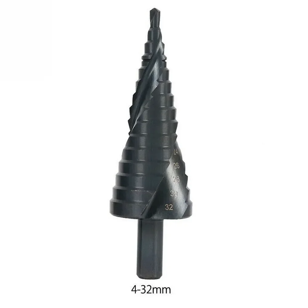 Imagem -04 - Peça 432 mm Hss Cobalto Passo Broca Conjunto Nitrogênio Espiral de Aço de Alta Velocidade para Metal Cone Triângulo Haste Buraco Brocas de Metal 1