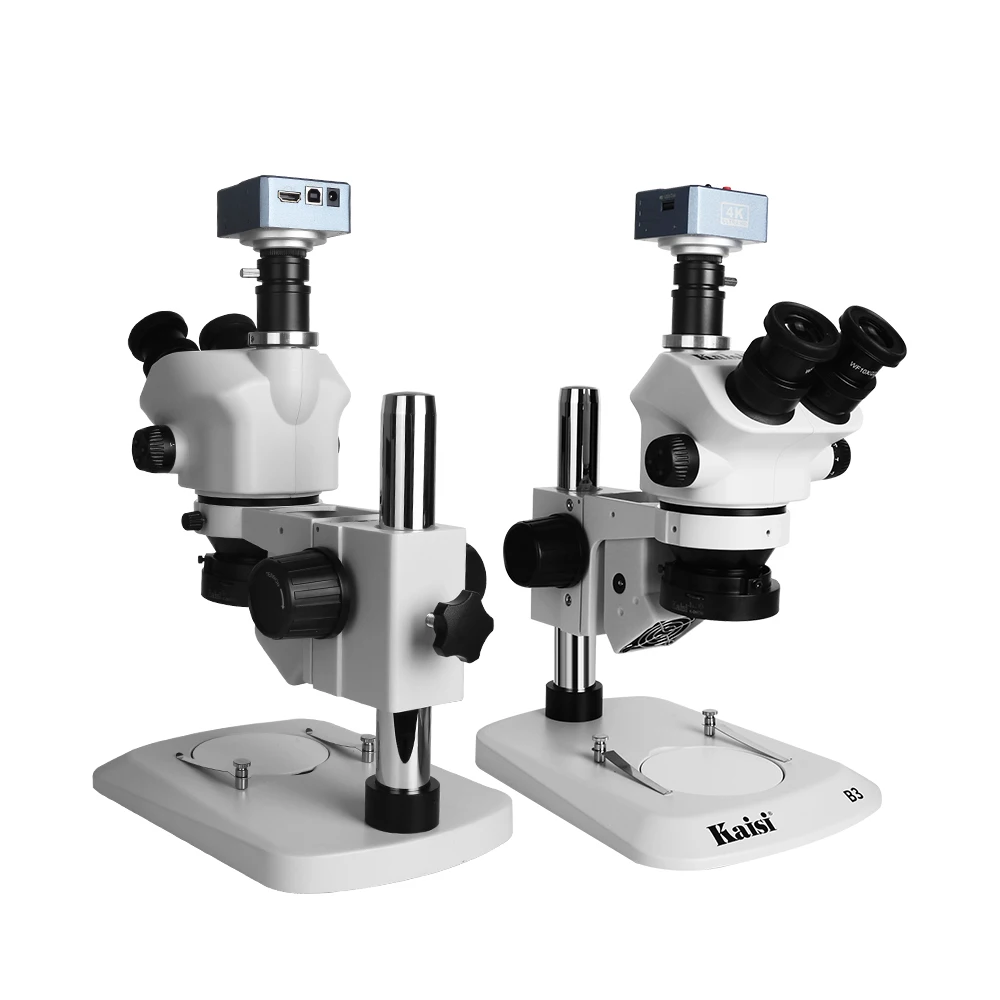 Mikroskop trójokularowy Simul ogniskowy ciągły Zoom mikroskop Stereo 4K 48MP kamera wideo 38MP do lutowania procesora PCB