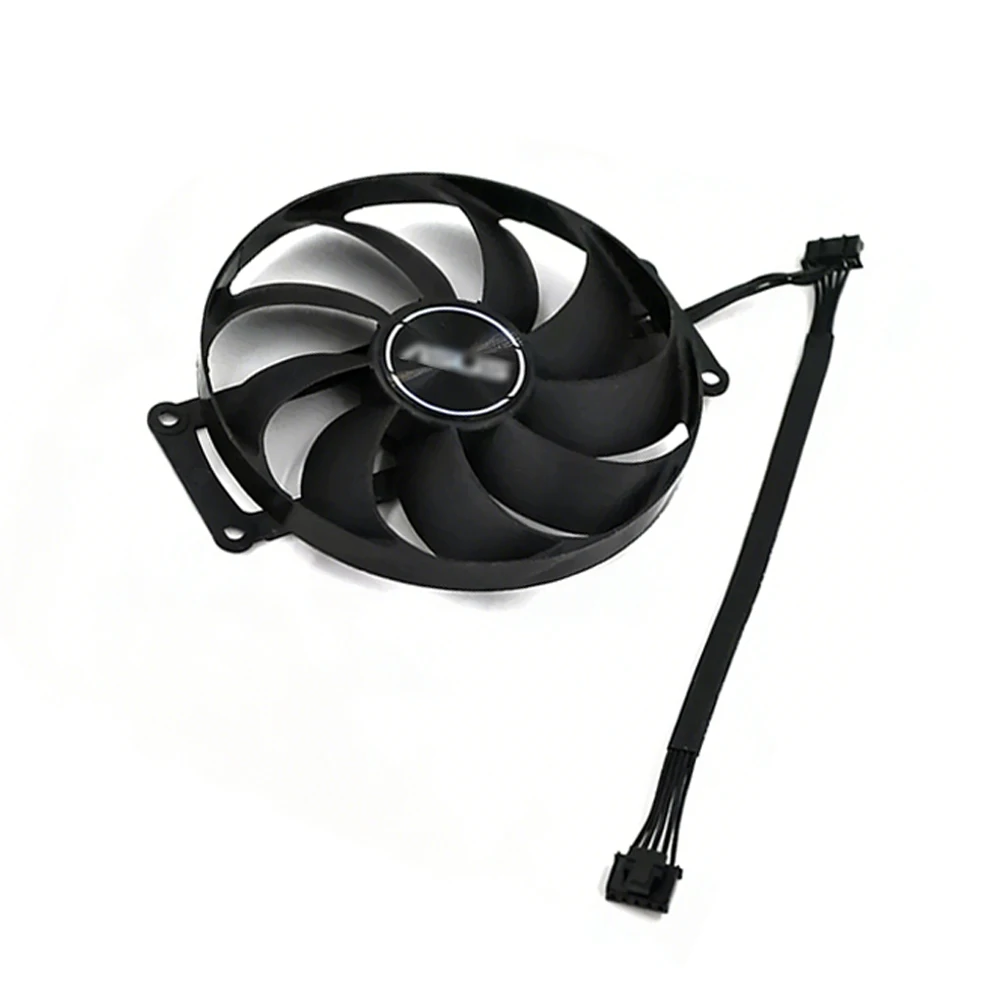 F ​ 또는 ASUS DUAL RX 7600 O8G V2 PLA09215B12H CF9010U12D T129215BU 5핀 RX7600 그래픽 카드 냉각 팬 썸네일 2