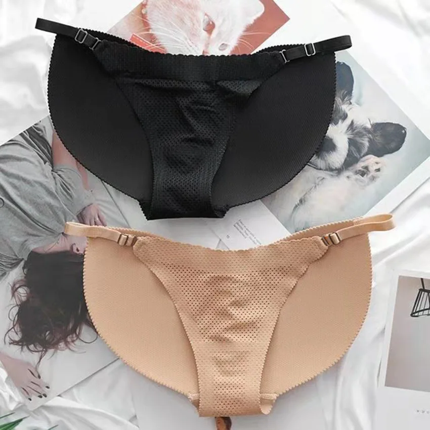 The latest style sexy panties Adjustable butt lift sponge padded briefs for women underwear women panties
