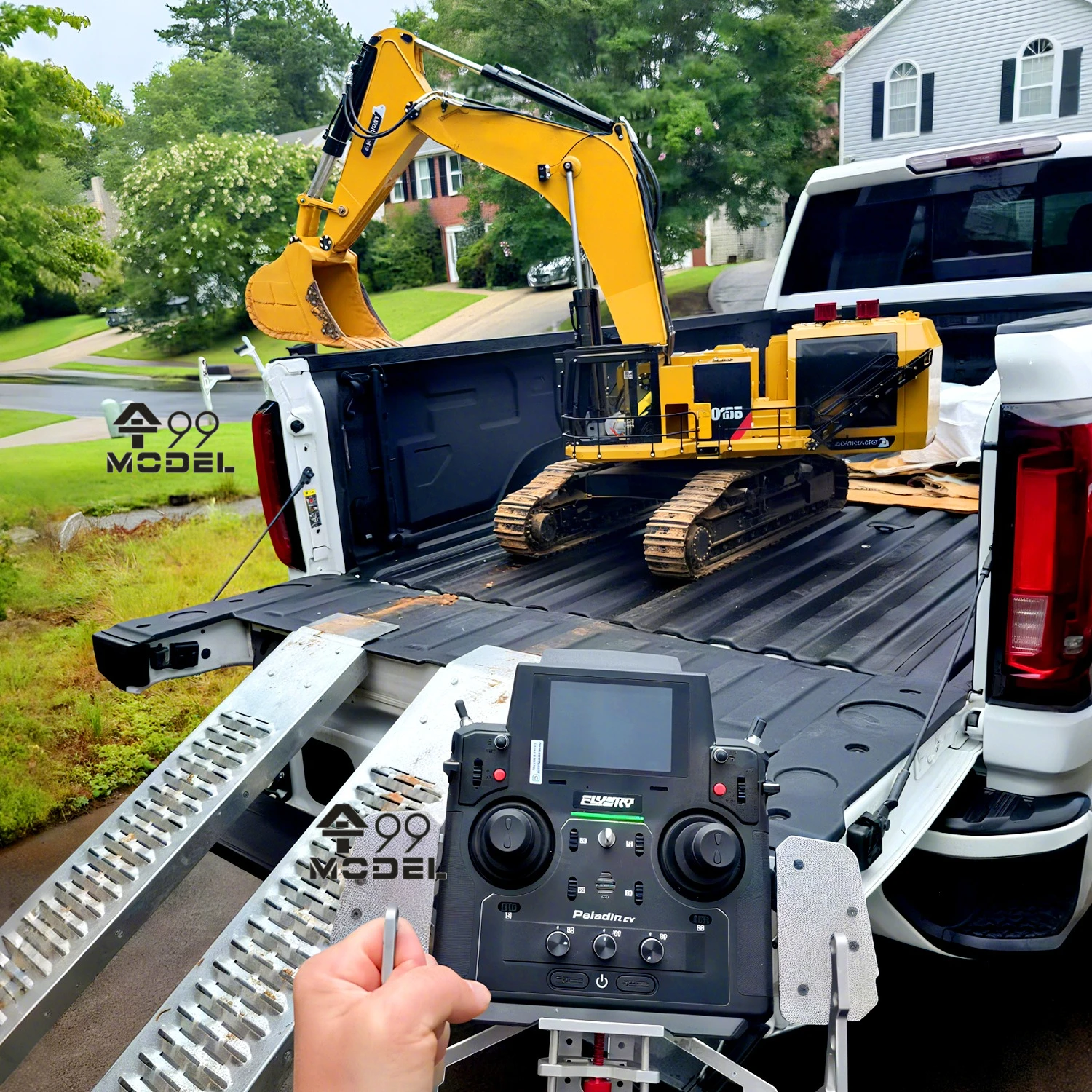 200KG RC Excavator 1/10 6015B Hydraulic RC Excavator Metal Heavy Engineering Machinery Model RTR Adult Remote Control Car Toy