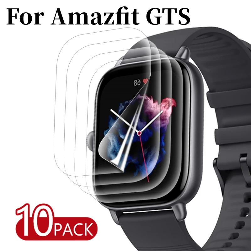 For Amazfit GTS 3 GTS4 Mini 2Mini Screen Protector Clear Smartwatch Anti-scratch HD Soft TPU Hydrogel Film For Amazfit GTS3 GTS4