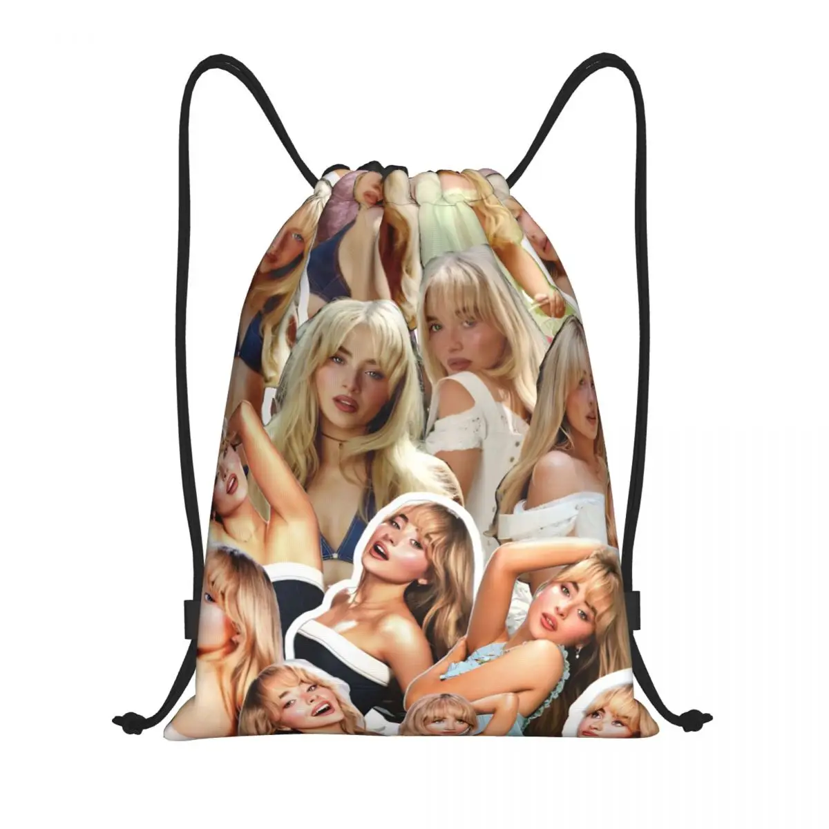 กระเป๋าเป้สะพายหลังแบบมีเชือกผูกของซาบรีนา คาร์เพนเตอร์กระเป๋าใส่ของสำหรับเล่นกีฬาสำหรับออกกำลังกาย