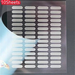 10Sheets Invisible Double Eyelid Tape Self-Adhesive Transparent Eyelid Stickers Slim/Wide Waterproof Fiber Stickers For Eyelid
