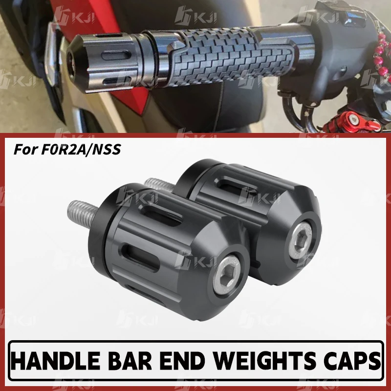 For Honda NSS FORZA 350/300/250/150/125/750 Handle Bar End Weights Slider Cap Balancer Accessories