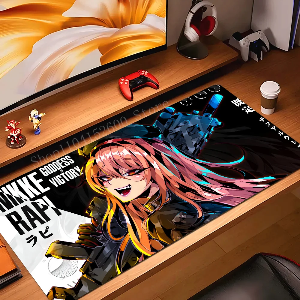 Large Mouse Pad Gamer Albedo Anime Sexy Girls Rubber Mat Mousepad Mouse Mat Desk Mat With Pad Gaming Accessories Prime Gaming X