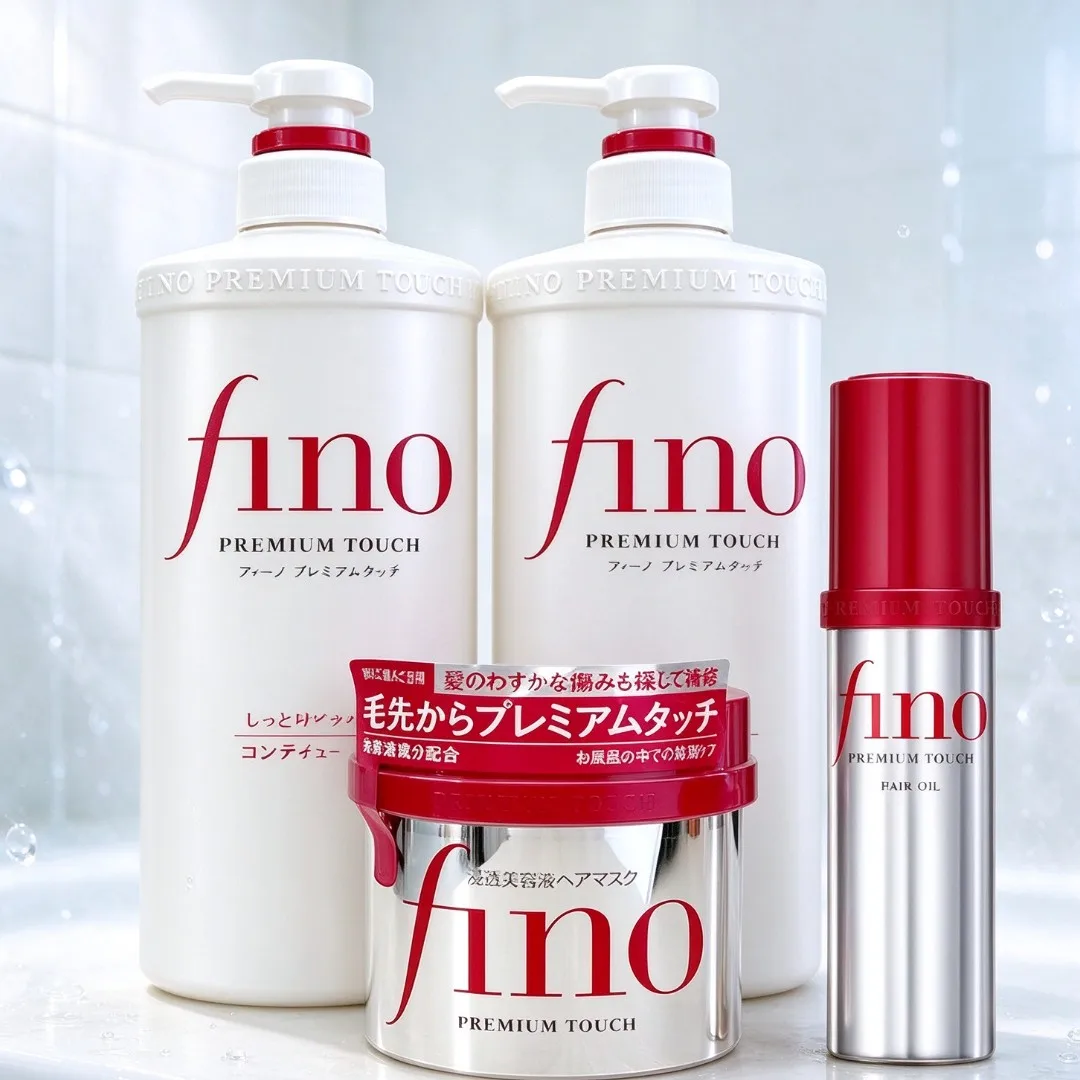 Fino Shampoo Conditioner Softness Oil Control Hair Mask Nourishing Dry Damaged Hair Care Repairs Moisturizing Volumizing Shampoo