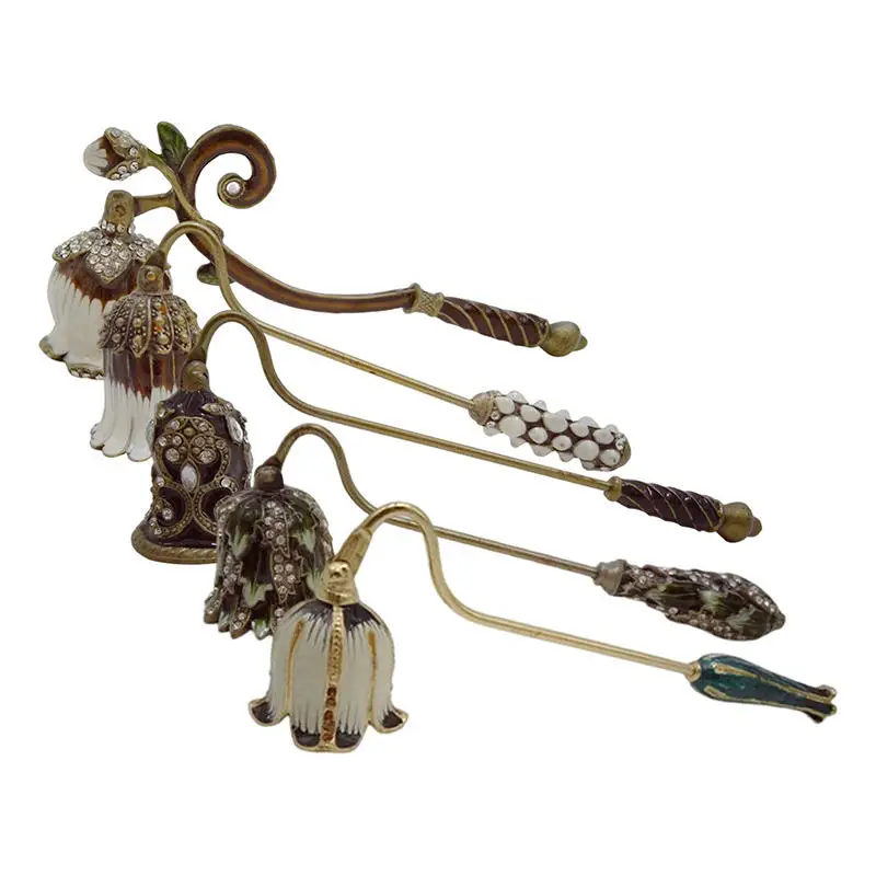 Luxury Long Handle Candle Snuffer Wick Extinguisher Household Candle Care Wedding Home Decoration Accessories