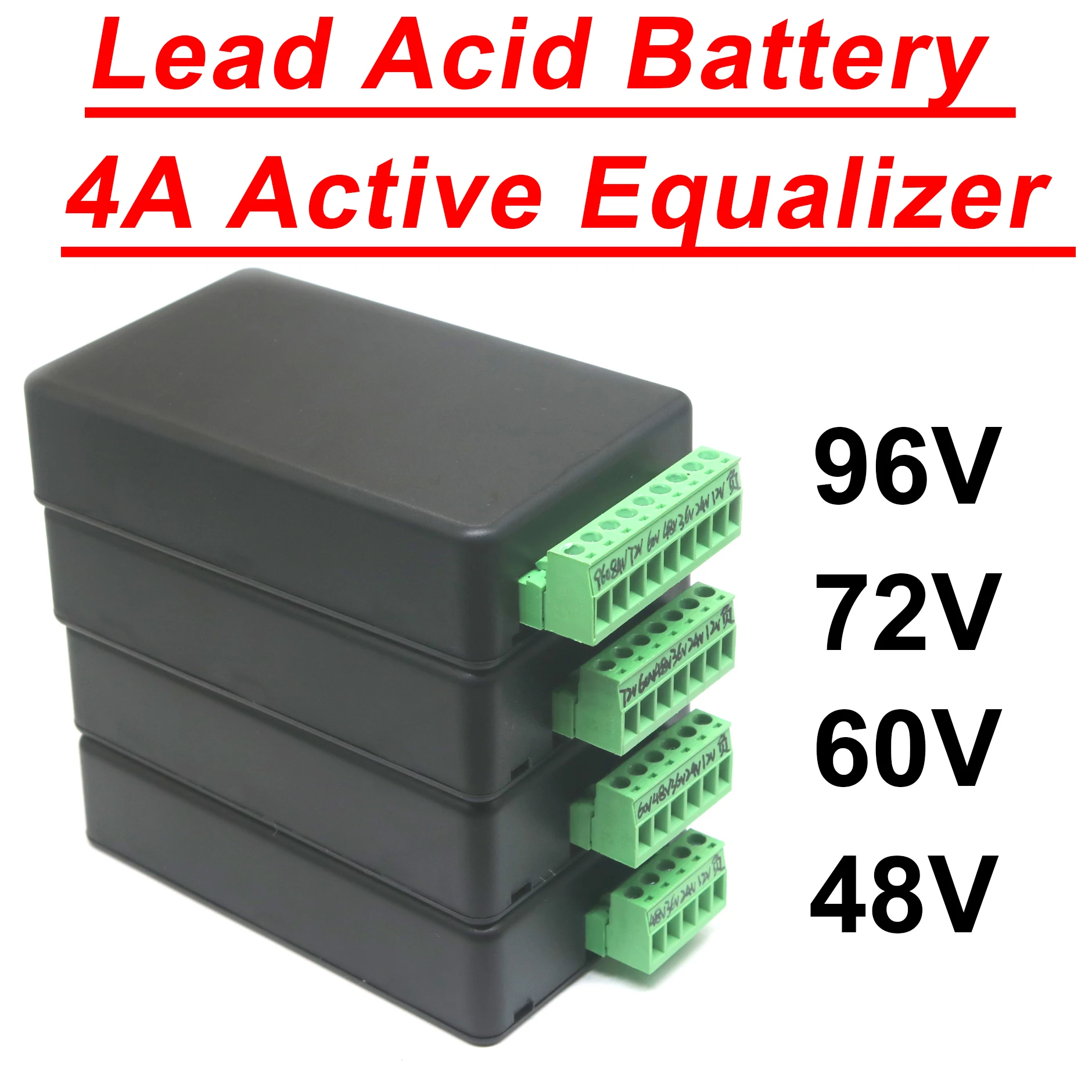 4A Lead Acid Battery Active Equalizer Balancer Board Automatic Voltage Balance DC 24V 36V 48V 60V 72V 96V Electric Vehicle CAR