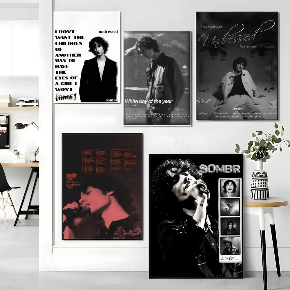 Hot Indie Singer S-Sombr Back To Friends Poster Premium PP Wall Decal - Peel & Stick, HD Print, Waterproof Home Decor