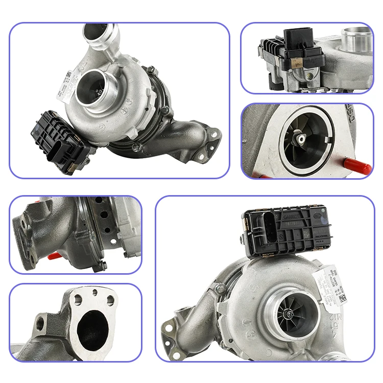 أجزاء محرك السيارة عالية الجودة الشاحن التربيني أ 6420901386 6420901086 6420901686 لأجزاء بنز W166 توربو #4