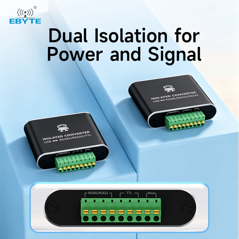 Converter USB-to-Serial USB to TTL/RS485/232/422 EBYTE E810-U16 E810-U17 DC 5V 3/6/12Mbps Supports 1.8V/2.5V/3.3V/5V TTL Levels