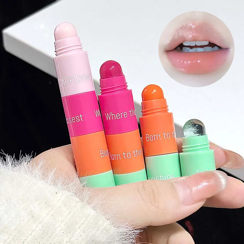 Cappuvini Stackable 4-in-1 Lip Balm - odżywcza formuła z nawilżaniem i złuszczaniem dla miękkich i elastycznych ust