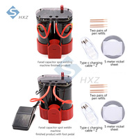 Farad Capacitor Spot Welder 99 Gears Adjustable Capacitor Energy Storage Spot Welder for DIY 18650 21700 26650 Lithium Battery