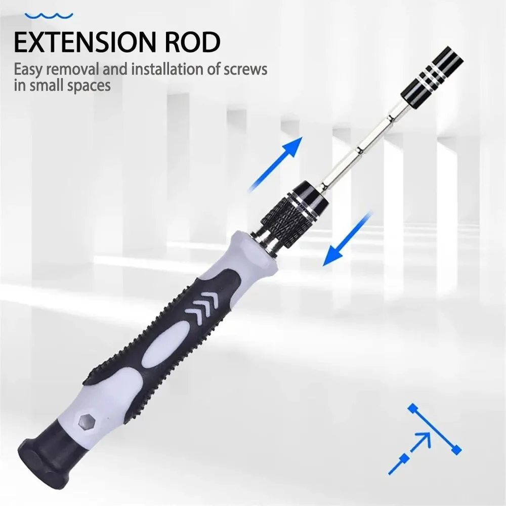 ชุดไขควงความแม่นยำ 115-in-1, ชุดเครื่องมือซ่อมแม่เหล็กขนาดเล็กแบบมืออาชีพ, ไขควงขนาดเล็กสำหรับโทรศัพท์, คอมพิวเตอร์, นาฬิกา, ฯลฯ