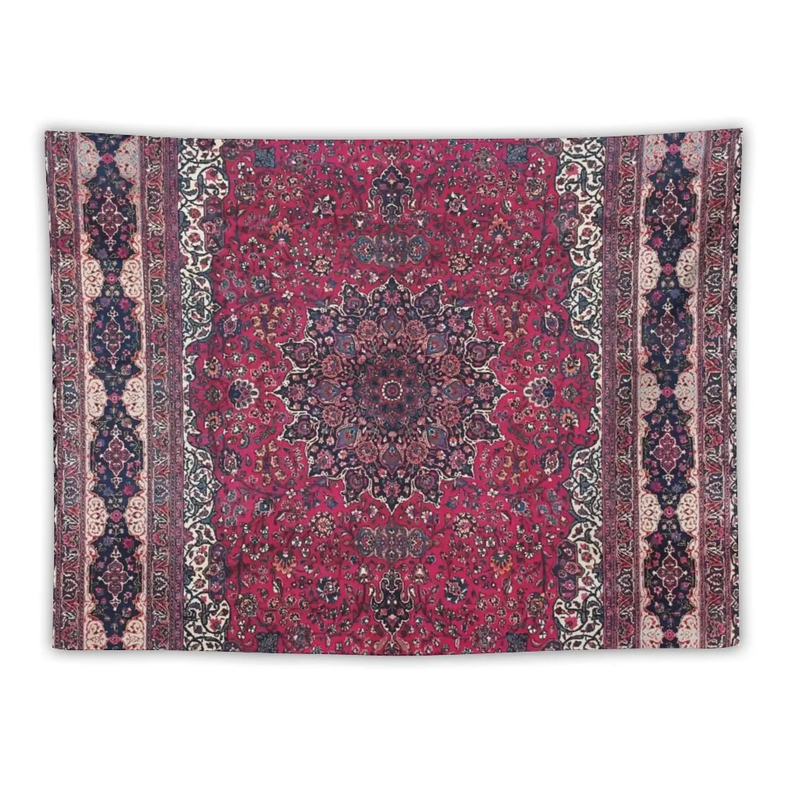 Saber Meshed Persian Carpet Print Tapestry Room Aesthetic Decor Decoration For Bedroom Tapestry