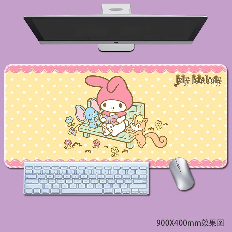 Kawaii Hello Kitty Muismat Leuke Cartoon Schrijftafel Pad Desktop Decoratie Vrouwen Levert Vrouwelijke Studenten Gift Groothandel