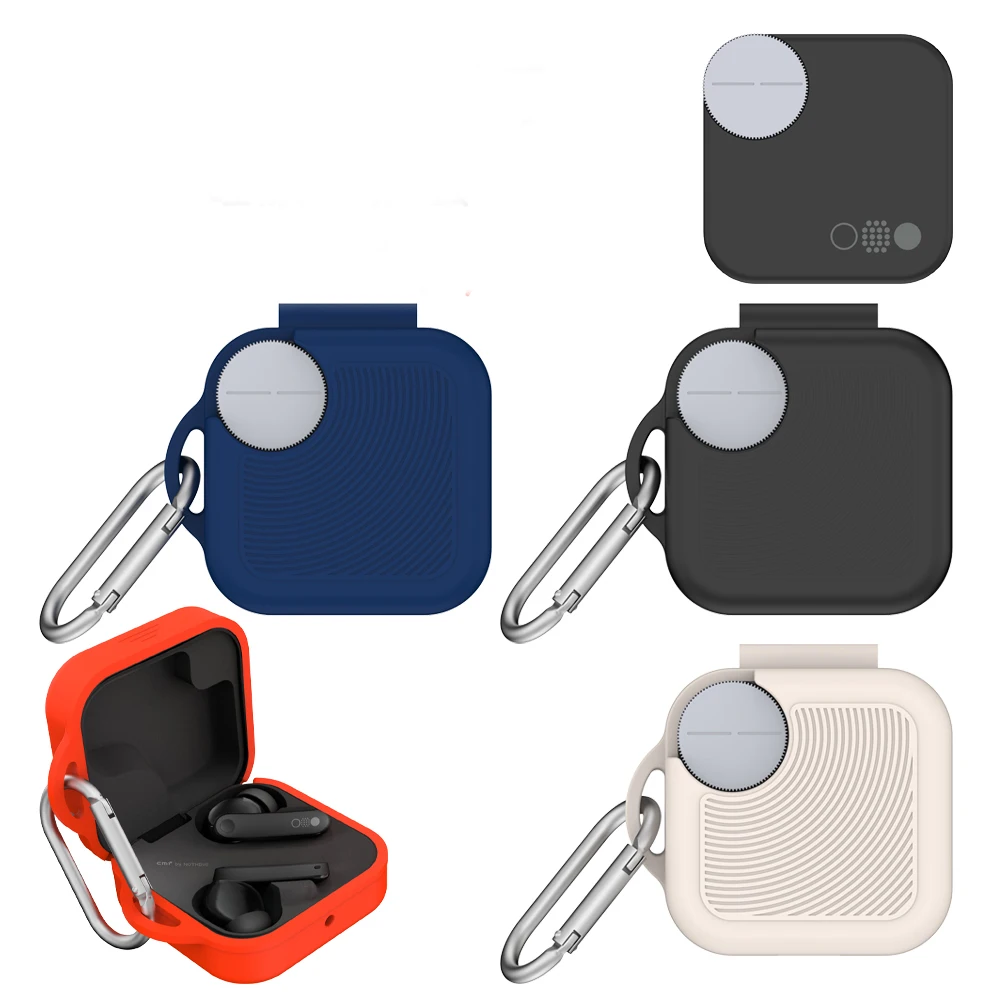 

For CMF BY Nothing Buds Pro2 Earphone Silicone Case Drop-Proof And Dust-Proof Headphone Box with Hook