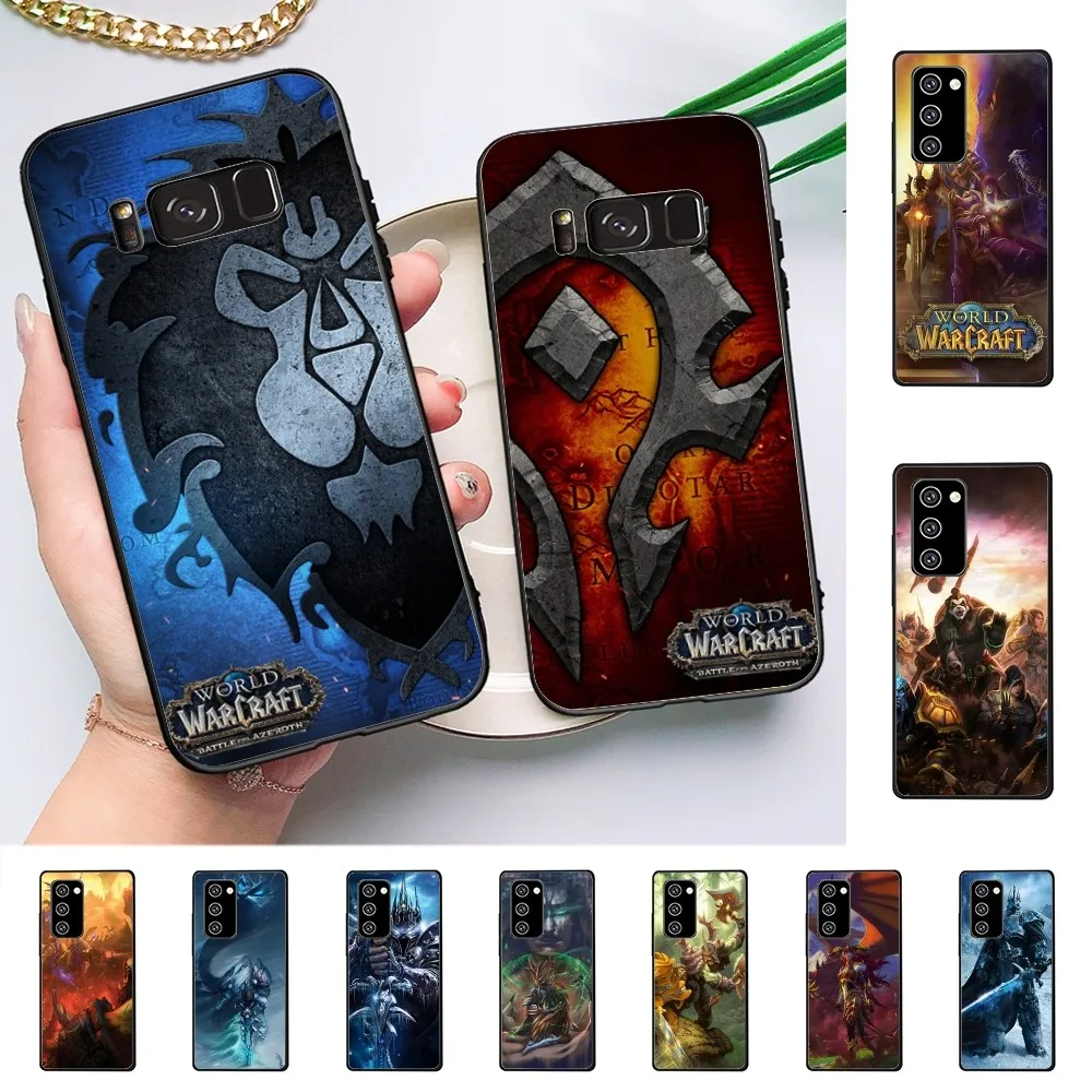 W-World Of W-Warcraft Phone Case For Samsung Note 8 9 10 20 pro plus lite M 10 11 20 30 21 31 51 A 21 22 42 02 03