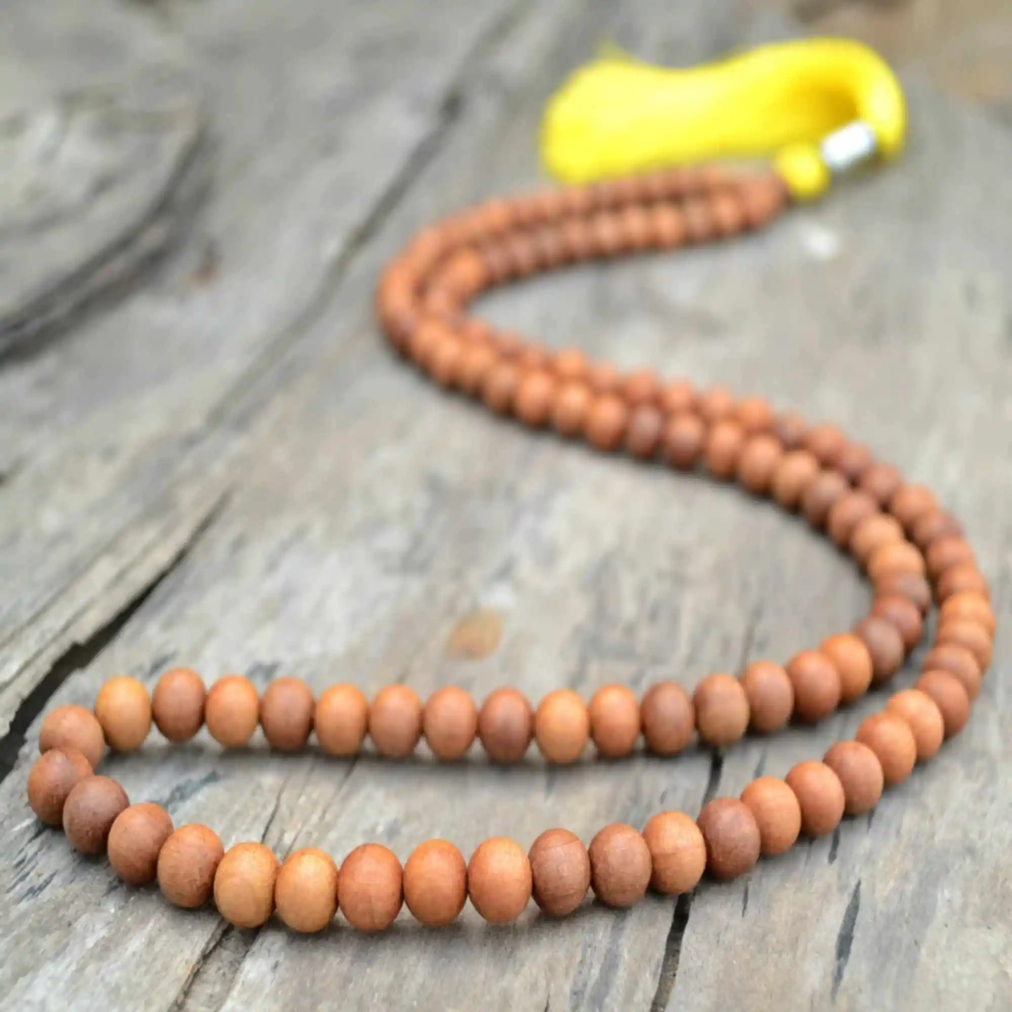 8mm Natural Aromatic brown round Sandalwood bracelet Men Cuff Bohemian Jewelry Lovers Adjustable Party Mala