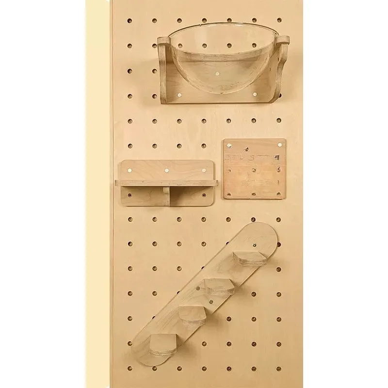 For Wooden Cat Climbing Frame Solid Wood Wall Mounted Cat Climbing Frame Jumping Platform Scratching Board Wall