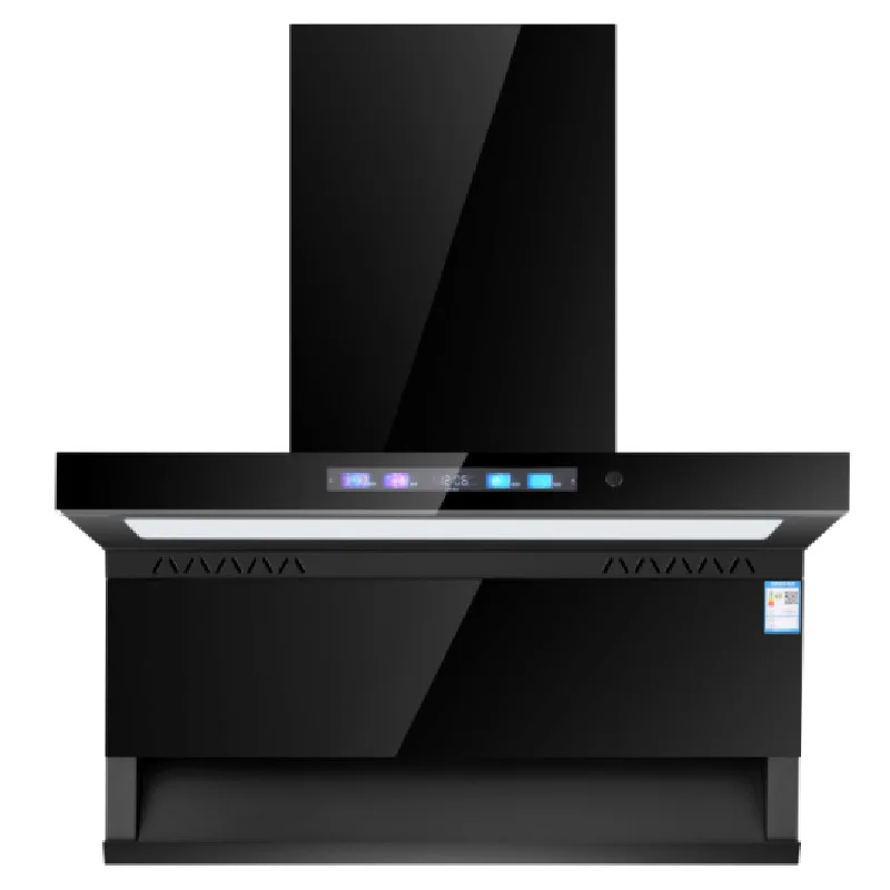 Hot Sale Commercial Kitchen Range Hood High Quality Wall Mounted LED Light Modern Novel Design Excellent Exhaust Low Price